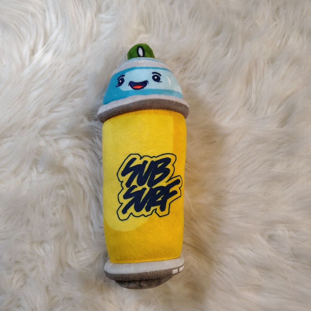 Subway Surfers Spray Can Plush Street Jammers Stuffed 2020 9" No Sound
